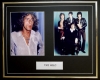THE WHO/DOUBLE PHOTO DISPLAY/FRAMED