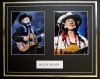WILLIE NELSON/DOUBLE PHOTO DISPLAY/FRAMED