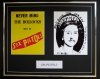 SEX PISTOLS/DOUBLE PHOTO DISPLAY/FRAMED