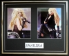 SHAKIRA/DOUBLE PHOTO DISPLAY/FRAMED
