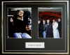 SIMPLE MINDS/DOUBLE PHOTO DISPLAY/FRAMED