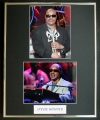 STEVIE WONDER/DOUBLE PHOTO DISPLAY/FRAMED