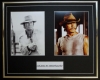 CHARLES BRONSON/DOUBLE PHOTO DISPLAY/FRAMED