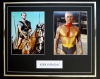 KIRK DOUGLAS/DOUBLE PHOTO DISPLAY/FRAMED