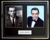 SEAN CONNERY/DOUBLE PHOTO DISPLAY/FRAMED
