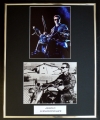 ARNOLD SCHWARZENNEGER/DOUBLE PHOTO DISPLAY/FRAMED