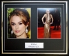 KEIRA KNIGHTLEY/DOUBLE PHOTO DISPLAY/FRAMED