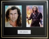 MEL GIBSON/DOUBLE PHOTO DISPLAY/FRAMED