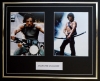 SYLVESTER STALLONE/DOUBLE PHOTO DISPLAY/FRAMED