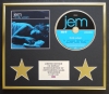 JEM/CD DISPLAY/LIMITED EDITION/COA/FINALLY WOKEN