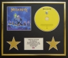MEGADETH/CD DISPLAY/LIMITED EDITION/COA/RUST IN PEACE