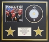 MOTLEY CRUE/CD DISPLAY/LIMITED EDITION/COA/GENERATION SWINE