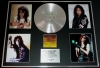ALICE COOPER/GIGANTIC CD PLATINUM DISC & PHOTO DISPLAY/LTD. EDITION/SCHOOL'S OUT
