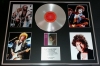 BOB DYLAN/GIGANTIC CD PLATINUM DISC & PHOTO DISPLAY/LTD. EDITION/BLOOD ON THE TRACKS