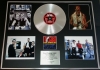 THE CLASH/GIGANTIC CD PLATINUM DISC & PHOTO DISPLAY/LTD. EDITION/THE SINGLES