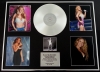 MARIAH CAREY/GIGANTIC CD PLATINUM DISC & PHOTO DISPLAY/LTD. EDITION/#1'S