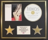 TEXAS/CD DISPLAY/LIMITED EDITION/COA/THE GREATEST HITS