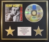 TOM WAITS/CD DISPLAY/LIMITED EDITION/COA/RAIN DOGS