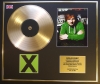 ED SHEERAN/CD GOLD DISC & PHOTO DISPLAY/LTD. EDITION/COA/ALBUM X