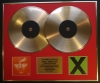 ED SHEERAN/DOUBLE CD GOLD DISC DISPLAY/LTD. EDITION/COA/+ & X