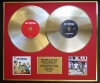 ONE DIRECTION/DOUBLE CD GOLD DISC DISPLAY/LTD. EDITION/COA/UP ALL NIGHT, MIDNIGHT MEMORIES