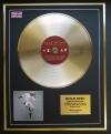 ALOE BLACC/LTD. EDITION CD GOLD DISC/RECORD/LIFT YOUR SPIRIT