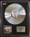 AC/DC/LTD EDITION CD PLATINUM DISC/RECORD/DIRTY DEEDS DONE DIRT CHEAP