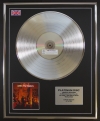 ABBA/LTD EDITION CD PLATINUM DISC/RECORD/THE VISITORS