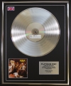 ABBA/LTD EDITION CD PLATINUM DISC/RECORD/ABBA