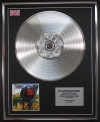 BLINK 182/LTD EDITION CD PLATINUM DISC/RECORD/DUDE RANCH