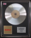 BOB MARLEY/LTD EDITION CD PLATINUM DISC/RECORD/EXODUS