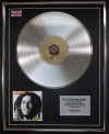 BOB MARLEY/LTD EDITION CD PLATINUM DISC/RECORD/KAYA