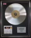 BOB MARLEY/LTD EDITION CD PLATINUM DISC/RECORD/BABYLON BY BUS