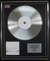 BLOC PARTY/LTD EDITION CD PLATINUM DISC/RECORD/SILENT ALARM