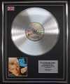 BILLY IDOL/LTD EDITION CD PLATINUM DISC/RECORD/SONGS OF THE BEST