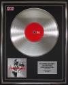 BLUR/LTD EDITION CD PLATINUM DISC/RECORD/THINK TANK