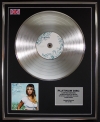 BEYONCE/LTD EDITION CD PLATINUM DISC/RECORD/B'DAY