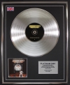 BEEGEES/LTD EDITION CD PLATINUM DISC/RECORD/SATURDAY NIGHT FEVER