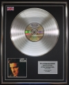 CHRIS ISAAK/LTD EDITION CD PLATINUM DISC/RECORD/SILVERTONE