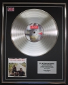 THE CLASH/LTD EDITION CD PLATINUM DISC/RECORD/COMBAT ROCK