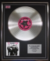 THE CLASH/LTD EDITION CD PLATINUM DISC/RECORD/ESSENTIAL
