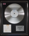 CELINE DION/LTD EDITION CD PLATINUM DISC/RECORD/FALLING INTO YOU
