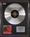 THE CULT/LTD EDITION CD PLATINUM DISC/RECORD/SONIC TEMPLE
