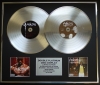 AKON/Double Platinum Disc Record Display Ltd Edition TROUBLE & KONVICTED