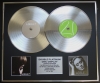 ADELE/Double Platinum Disc Record Display Ltd Edition 19 & 21