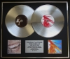 ALANIS MORISSETTE/Double Platinum Disc Record Display Ltd Edition SUPPOSED FORMER & UNDER RUG SWEPT