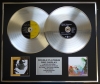 ALANIS MORISSETTE/Double Platinum Disc Record Display Ltd Edition NOW IS THE TIME & JAGGED LITTLE