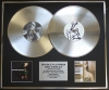 ALICIA KEYS/Double Platinum Disc Record Display Ltd Edition SONGS IN A MINOR & THE DIARY OF