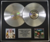 BAY CITY ROLLERS/Double Platinum Disc Record Display Ltd Edition ROLLIN' & ONCE UPON A STAR