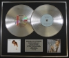 BARBRA STREISAND/Double Platinum Disc Record Display Ltd Edition GUILTY & LOVE IS THE ANSWER